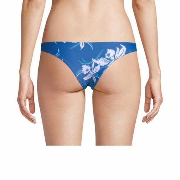 Mikoh Swim Mikoh Floral Blue Crochet Halter Miyako Bikini Set
